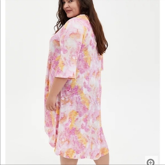 TORRID multi watercolor open front kimono! - Picture 2 of 7